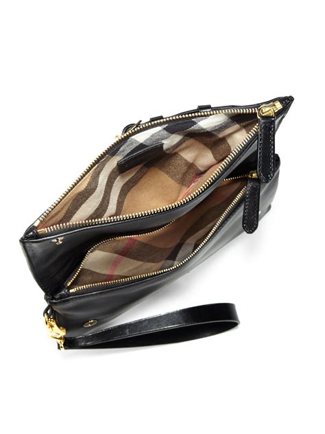 burberry black wristlet